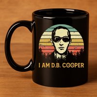 I Am Db Cooper Skydiving Funny Skydiver D.B. Cooper 11oz C Handle Ceramic Mug