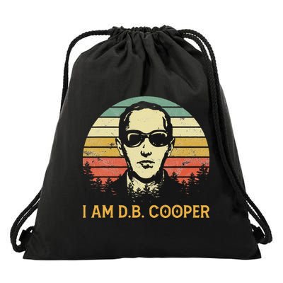 I Am Db Cooper Skydiving Funny Skydiver D.B. Cooper Drawstring Bag