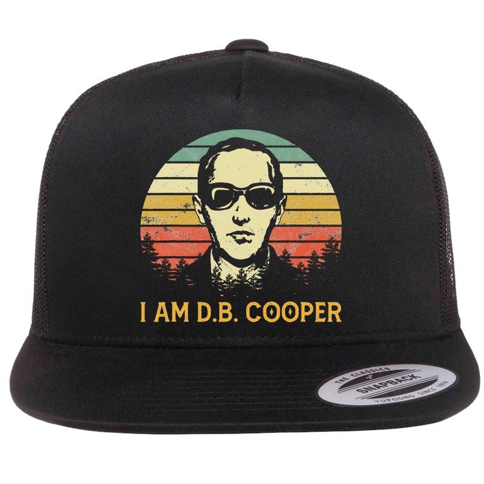 I Am Db Cooper Skydiving Funny Skydiver D.B. Cooper Flat Bill Trucker Hat