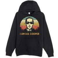 I Am Db Cooper Skydiving Funny Skydiver D.B. Cooper Premium Pullover Hoodie