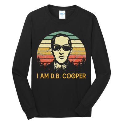 I Am Db Cooper Skydiving Funny Skydiver D.B. Cooper Tall Long Sleeve T-Shirt