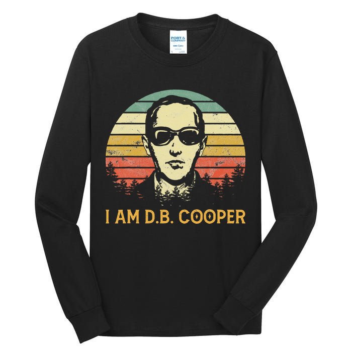 I Am Db Cooper Skydiving Funny Skydiver D.B. Cooper Tall Long Sleeve T-Shirt