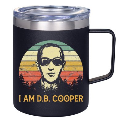 I Am Db Cooper Skydiving Funny Skydiver D.B. Cooper 12oz Stainless Steel Coffee Mug