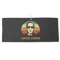 I Am Db Cooper Skydiving Funny Skydiver D.B. Cooper Large Microfiber Waffle Golf Towel