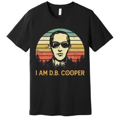 I Am Db Cooper Skydiving Funny Skydiver D.B. Cooper Premium T-Shirt