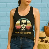 I Am Db Cooper Skydiving Funny Skydiver D.B. Cooper Womens Tank Top