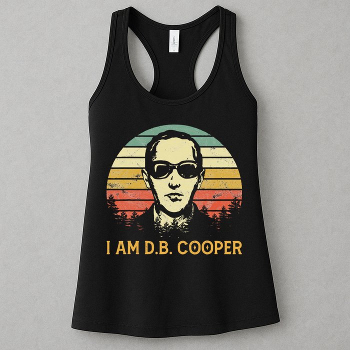 I Am Db Cooper Skydiving Funny Skydiver D.B. Cooper Womens Tank Top