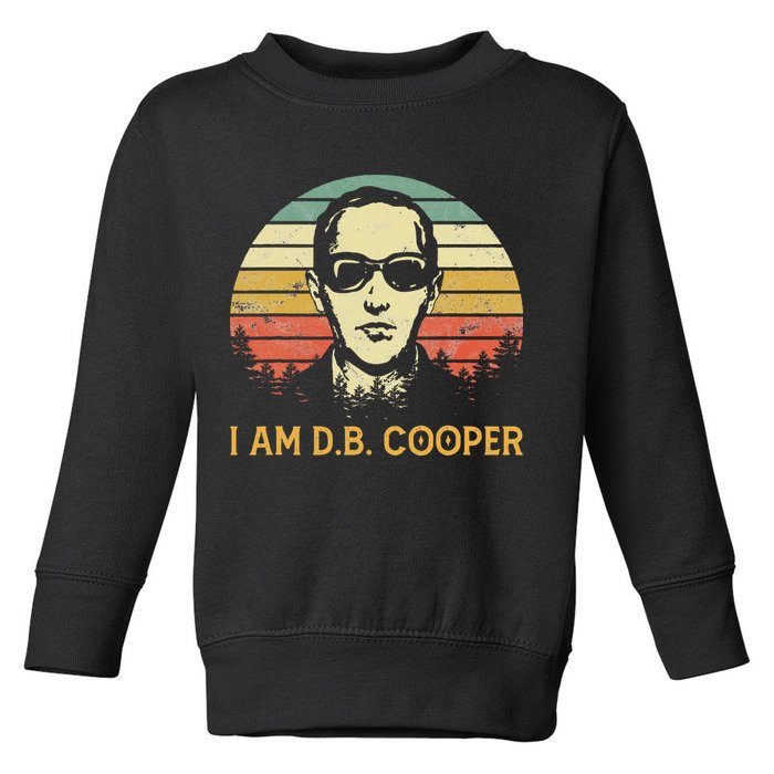 I Am Db Cooper Skydiving Funny Skydiver D.B. Cooper Toddler Sweatshirt