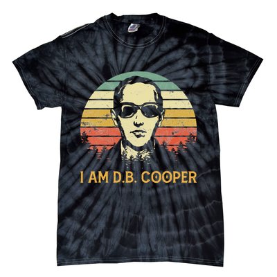 I Am Db Cooper Skydiving Funny Skydiver D.B. Cooper Tie-Dye T-Shirt