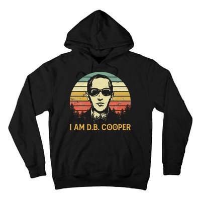 I Am Db Cooper Skydiving Funny Skydiver D.B. Cooper Tall Hoodie