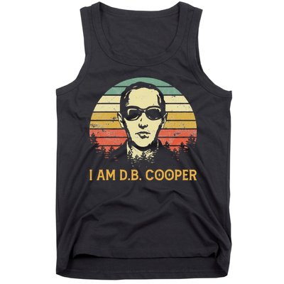 I Am Db Cooper Skydiving Funny Skydiver D.B. Cooper Tank Top