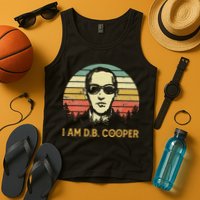 I Am Db Cooper Skydiving Funny Skydiver D.B. Cooper Tank Top