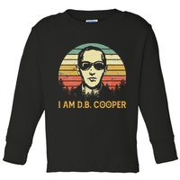 I Am Db Cooper Skydiving Funny Skydiver D.B. Cooper Toddler Long Sleeve Shirt