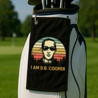 I Am Db Cooper Skydiving Funny Skydiver D.B. Cooper Golf Towel