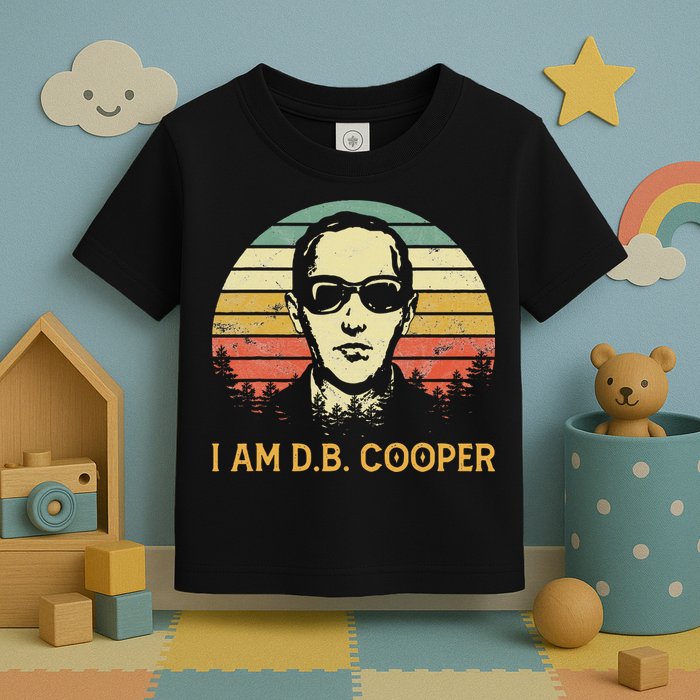 I Am Db Cooper Skydiving Funny Skydiver D.B. Cooper Toddler T-Shirt