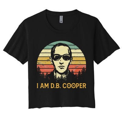I Am Db Cooper Skydiving Funny Skydiver D.B. Cooper Crop Top