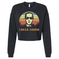 I Am Db Cooper Skydiving Funny Skydiver D.B. Cooper Cropped Pullover Crew