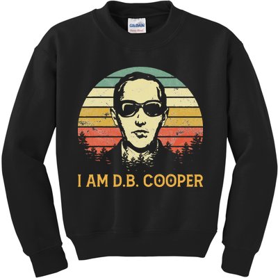 I Am Db Cooper Skydiving Funny Skydiver D.B. Cooper Kids Sweatshirt