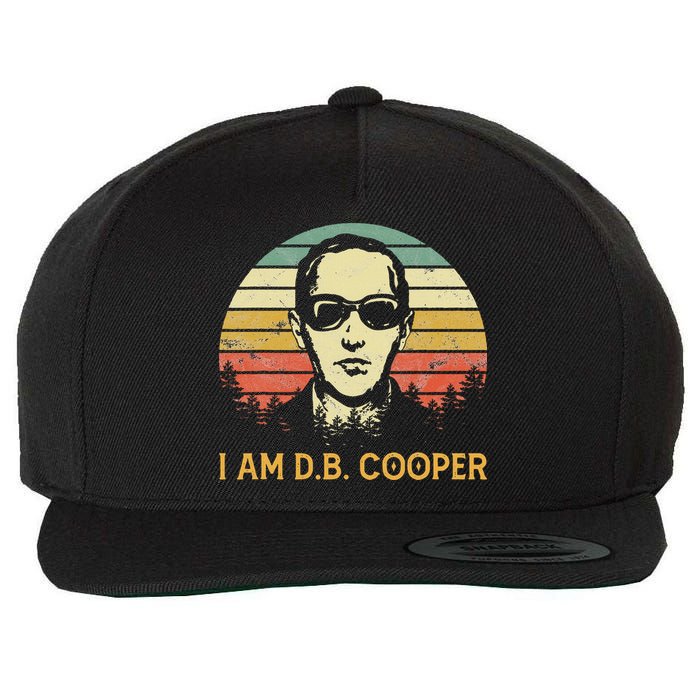 I Am Db Cooper Skydiving Funny Skydiver D.B. Cooper Wool Snapback Cap
