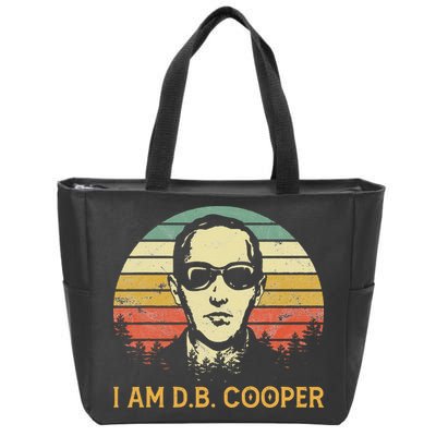 I Am Db Cooper Skydiving Funny Skydiver D.B. Cooper Zip Tote Bag