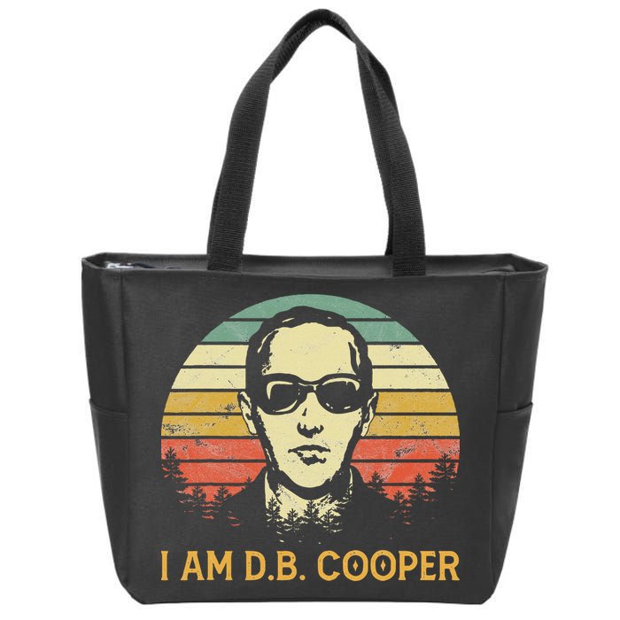 I Am Db Cooper Skydiving Funny Skydiver D.B. Cooper Zip Tote Bag