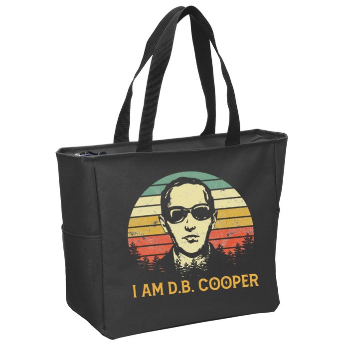 I Am Db Cooper Skydiving Funny Skydiver D.B. Cooper Zip Tote Bag