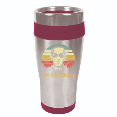 I Am Db Cooper Skydiving Funny Skydiver D.B. Cooper 16oz Travel Tumbler