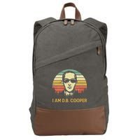 I Am Db Cooper Skydiving Funny Skydiver D.B. Cooper Cotton Canvas Backpack