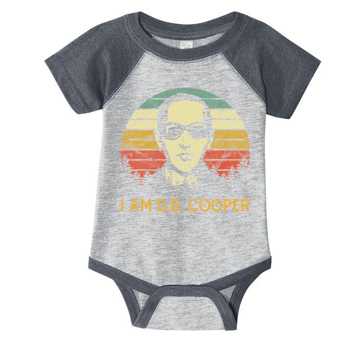 I Am Db Cooper Skydiving Funny Skydiver D.B. Cooper Infant Baby Jersey Bodysuit