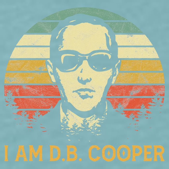 I Am Db Cooper Skydiving Funny Skydiver D.B. Cooper Sueded Cloud Jersey T-Shirt