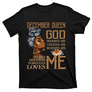 I'm A December  Black  Sagittarius Birthday T-Shirt