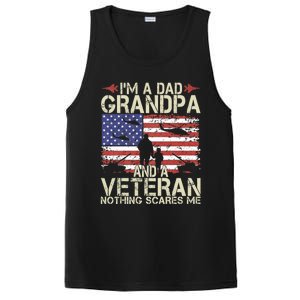 IM A Dad Grandpa And Veteran Fathers Day Papa Grandpa Gifts PosiCharge Competitor Tank