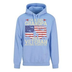 IM A Dad Grandpa And Veteran Fathers Day Papa Grandpa Gifts Unisex Surf Hoodie