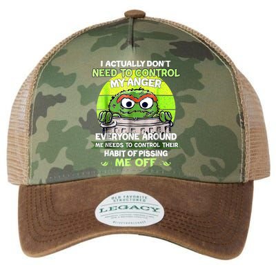 I Actually Dont Need To Control My Anger Everyone Around Me Legacy Tie Dye Trucker Hat