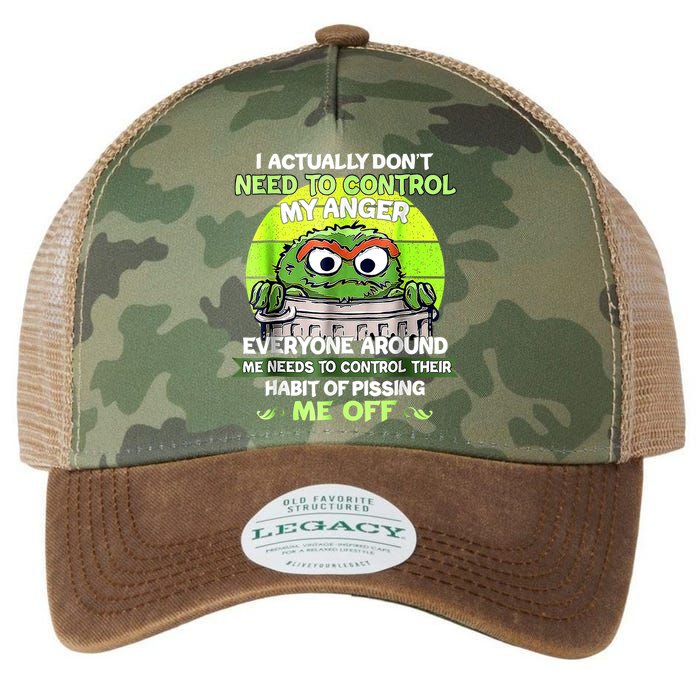 I Actually Dont Need To Control My Anger Everyone Around Me Legacy Tie Dye Trucker Hat