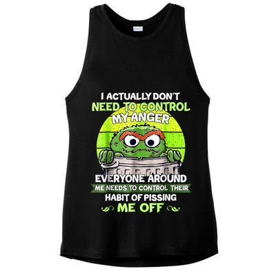 I Actually Dont Need To Control My Anger Everyone Around Me Ladies PosiCharge Tri-Blend Wicking Tank