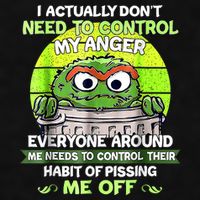 I Actually Dont Need To Control My Anger Everyone Around Me Ladies PosiCharge Tri-Blend Wicking Tank