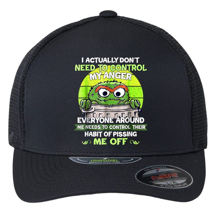 I Actually Dont Need To Control My Anger Everyone Around Me Flexfit Unipanel Trucker Cap