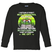 I Actually Dont Need To Control My Anger Everyone Around Me Toddler Long Sleeve Shirt