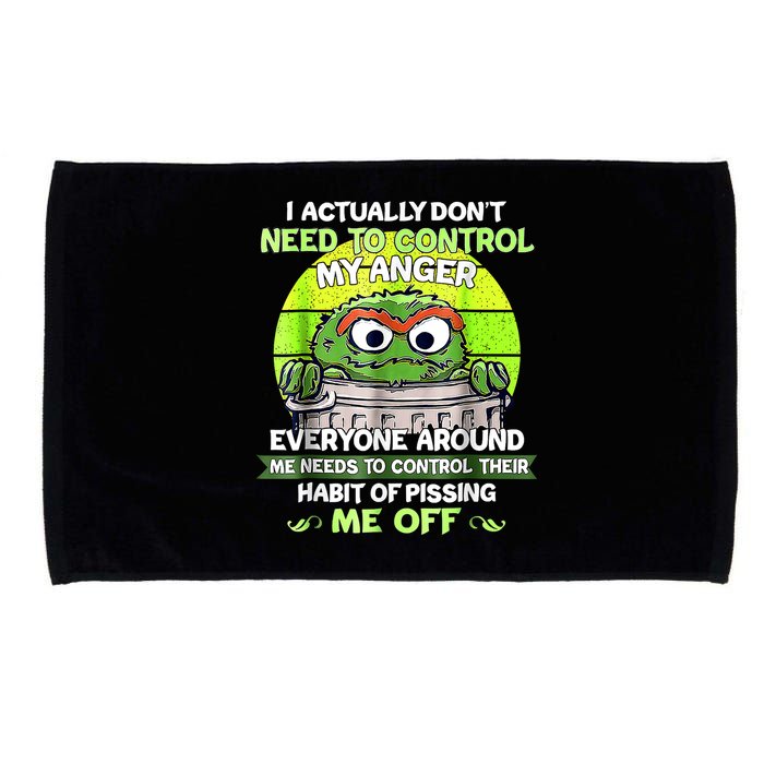 I Actually Dont Need To Control My Anger Everyone Around Me Microfiber Hand Towel