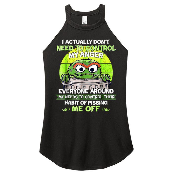 I Actually Dont Need To Control My Anger Everyone Around Me Women's Perfect Tri Rocker Tank