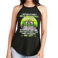 I Actually Dont Need To Control My Anger Everyone Around Me Women's Perfect Tri Rocker Tank