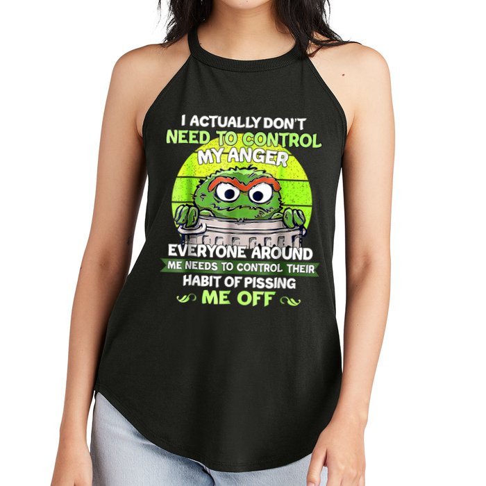 I Actually Dont Need To Control My Anger Everyone Around Me Women's Perfect Tri Rocker Tank