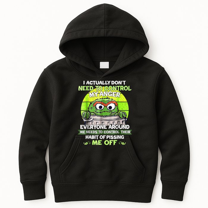 I Actually Dont Need To Control My Anger Everyone Around Me Kids Hoodie