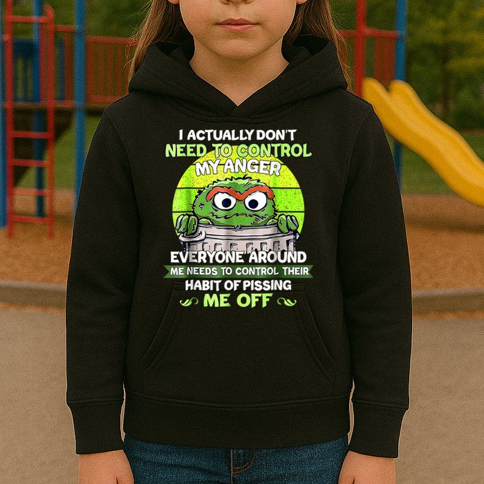 I Actually Dont Need To Control My Anger Everyone Around Me Kids Hoodie