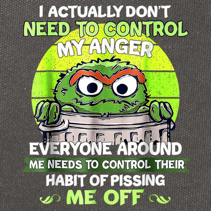 I Actually Dont Need To Control My Anger Everyone Around Me Cotton Canvas Backpack