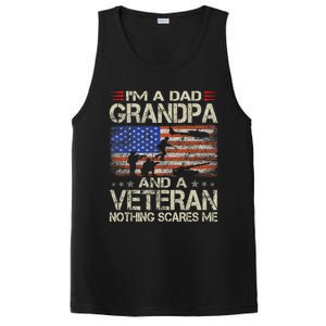 IM A Dad Grandpa And Veteran Fathers Day Papa Grandpa Gifts PosiCharge Competitor Tank