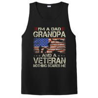 IM A Dad Grandpa And Veteran Fathers Day Papa Grandpa Gifts PosiCharge Competitor Tank