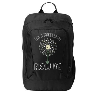 Im A Dandelion Blow Me Lazy Halloween Costume Funny Humor Gift City Backpack