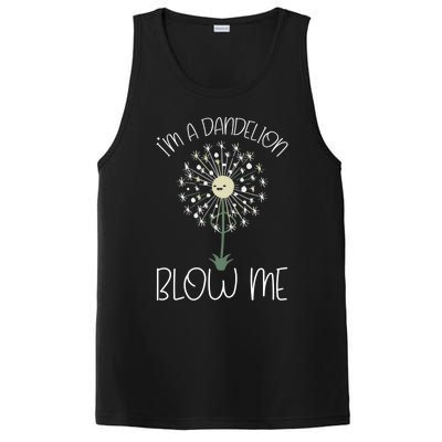 Im A Dandelion Blow Me Lazy Halloween Costume Funny Humor Gift PosiCharge Competitor Tank